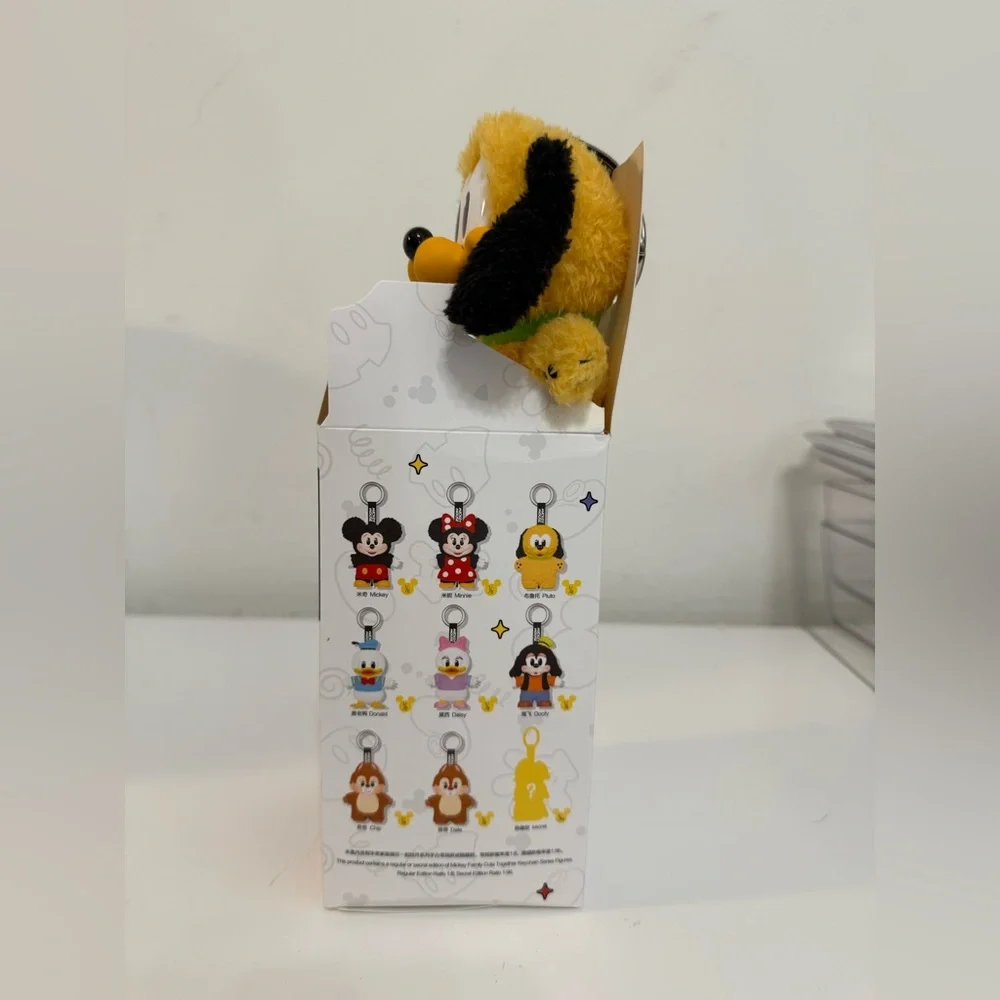 Disney Pop Mart Mickey Mouse Keychain with Black and Yellow Accents - Picture 2 of 3